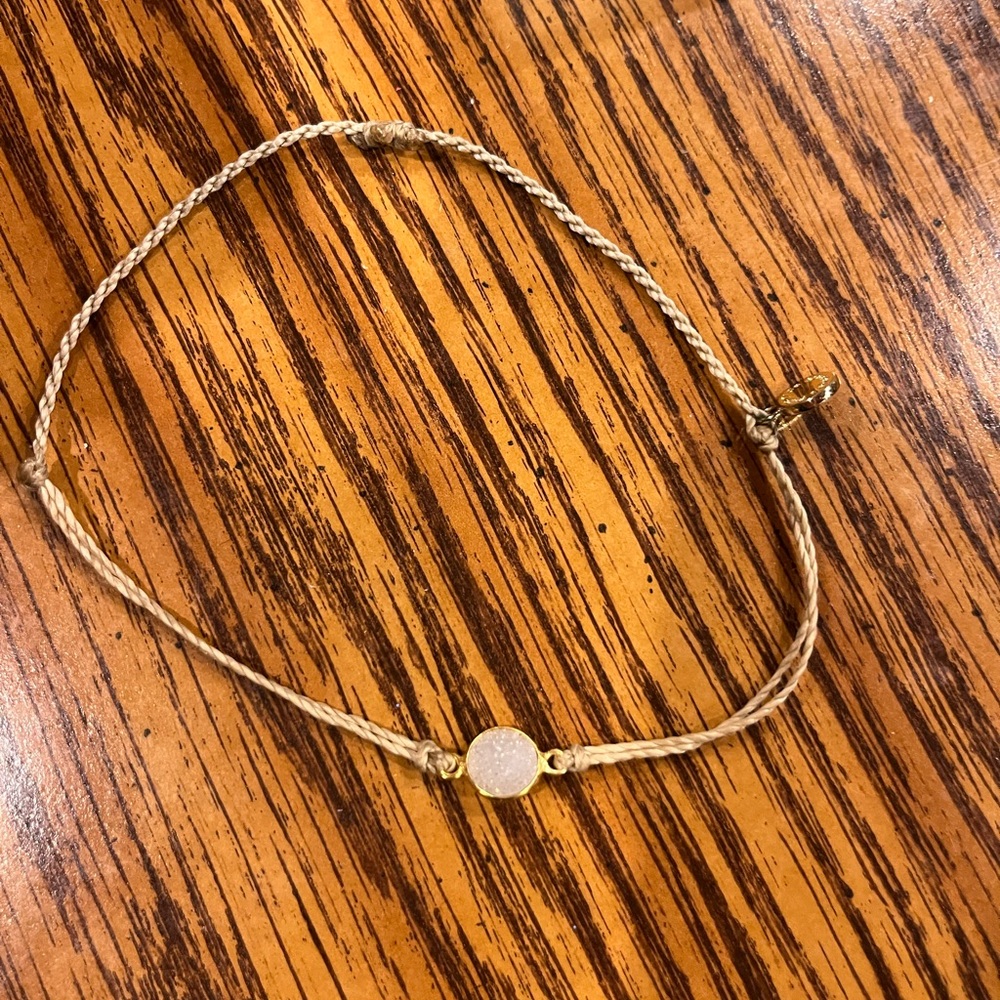 Pura Vida Gold and Tan Bracelet